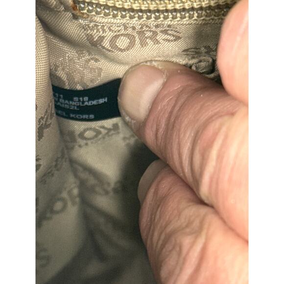 Michael Kors Dillion Saffiano Leather Satchel/Purse - Palm Green Excellent Cond. - Picture 4 of 4